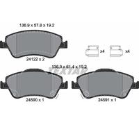 For Toyota Genuine OE Textar Brake Pads Full Set Of 4 Front 2412201