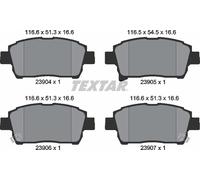 Textar Front Brake Pads fits Toyota MR2 Prius Corolla Allion Vios / Soluna Opa