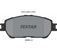 Textar Front Brake Pads fits Toyota Sienna Camry Alphard Windom Avalon Lexus