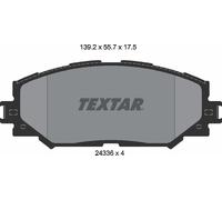 Textar Front Brake Pads fits Toyota Urban Cruiser Lexus HS Sai Auris