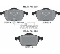 Textar Front Brake Pads fits VW Passat Golf Vento Audi A3 New