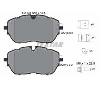 Textar Front Brake Pads Set For Citroën Citroën (Df-psa) Ds Opel Peugeot Peugeot