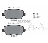 Textar Front Brake Pads Set For German E Cars Opel Suzuki Vauxhall Agila Splash