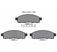 Textar Front Brake Pads Set For Mitsubishi Mitsubishi (Gac) Nissan Delica D3 Nv2
