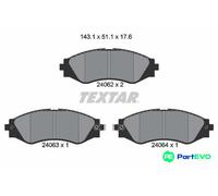 TEXTAR FRONT DISC BRAKE BRAKE PAD SET 2406201 FOR CHEVROLET DAEWOO