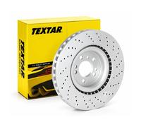 Textar Front Left Brake Disc 330mm Vented Drilled Fits Porsche 911 9P1615301A