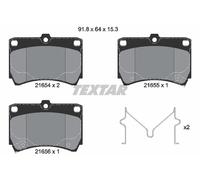 Textar Front Pads fits Mazda 323 S C F 121 P Demio Kia Rio Ford Laser 2165404