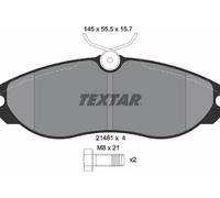 Textar Front Pads fits Nissan Largo Terrano Ford Maverick Vanette Cargo II Van