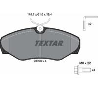 Brake Pads Set 2309902 Front Textar 4106000Q1F 4106000QAE 1605198 1605215