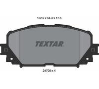 Textar Front Pads fits Toyota Yaris / Vios Yaris/Vitz Verso S Daihatsu Charade