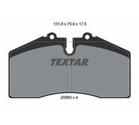 Textar Front Rear Brake Pad Set For Porsche 911 928 944 959 968