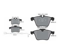 Textar Front & Rear Pads fits Jaguar Xk II 2010-2014 5.0