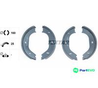 TEXTAR PARKING BRAKE BRAKE SHOE SET 91020200 FOR BMW