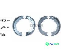 TEXTAR PARKING BRAKE BRAKE SHOE SET 91072700 FOR KIA