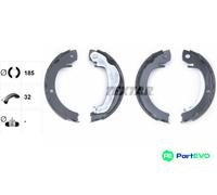 TEXTAR PARKING BRAKE BRAKE SHOE SET 91074300 FOR TOYOTA