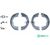 TEXTAR PARKING BRAKE BRAKE SHOE SET 91076000 FOR HYUNDAI