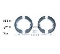 Brake Shoe Set, parking brake 91062400 TEXTAR for LAND ROVER MERCEDES-BENZ AUDI