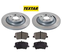 TEXTAR REAR BRAKE DISCS PADS SET FITS VOLVO XC40 1.5 T3 2.0 B3 B 2017-2022 302MM
