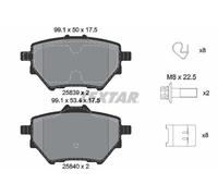 Textar Rear Brake Pad Set fits Citroën C3 IV 2024 on 1.2