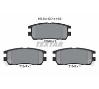 Textar Rear Brake Pads fits Mitsubishi Pajero/Shogun L400 Classic Magna Verada