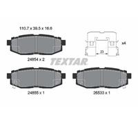 REAR BRAKE PADS SET for SCION SUBARU TOYOTA