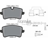 Textar Rear Brake Pads fits Audi A6 A7 Allroad Porsche Macan 2521403
