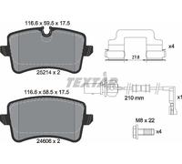 Textar Rear Brake Pads fits Audi A7 A6 A5 A4 Porsche Macan 2521413