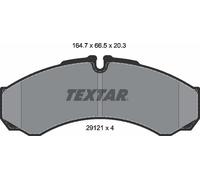Textar Car Brake Pad Front Rear Prepared For Wear Indicator For Iveco 2912112