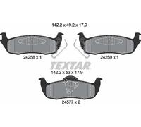 TEXTAR 2425801 Brake pad set