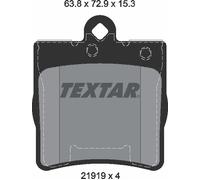 Textar Rear Brake Pads fits Mercedes-Benz C-Class CLK SLK CLC-Class 2191901