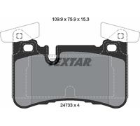 Textar Rear Brake Pads fits Mercedes-Benz CLS C-Class E-Class 2473301