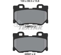 Textar Rear Brake Pads fits Nissan 370Z Infiniti M37 FX G Q60 QX70 Q70 M Q50