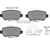 Brake Pads Set 2341703 Rear Textar 93169143 93170602 93176118 93179164