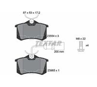 Rear Brake Pads For Disc Fits Ford Galaxy Seat Alhambra VW Sharan TEXTAR 2355403