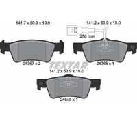 Textar Rear Brake Pads fits VW Touareg 2.5 R5 TDI AWD 7L6,7L7,7LA 2436704