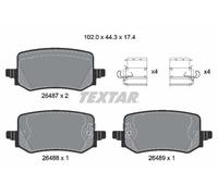 TEXTAR 2648701 Brake pad set