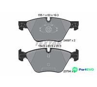 TEXTAR REAR RIGHT LEFT DISC BRAKE BRAKE PAD SET 2469701 FOR BMW