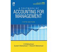 TEXTBOOK OF ACCOUNTING FOR MANAGEMENT, 5TH EDITION