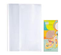 Textbook Shield - Reference Sleeve for Preservation | Clear Waterproof with Self Adhesive Strip Logic & Scratch Resistant Barrier for Libraries, Classrooms, Offices and Study
