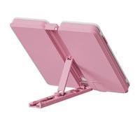 Textbook Stand - Adjustable 2-in-1 Bookshelf, 10.5 x 9.2 cm Multifunctional Pencil Case, Built-in Mirror Pencil Sharpener, Writing Pad Made of Durable PET ABS Material | Portable