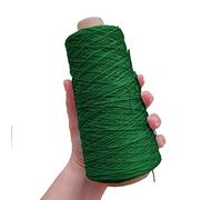 TEXTEX = Cuquillo Chain Thread. Yarn for Knitting and Crochet. Composition 100% Rayon. 1 Cone of 200grs and 600mts (Moss Green)