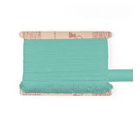 TEXTEX = Cuquillo Fringe for Sewing Flamenco and Sevillana. Composition Rayon 100%. Length of 5 cm. 5m Pieces. (Aquamarine)