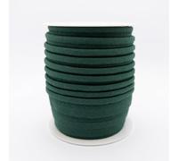 TEXTEX = Piping for Sewing, Decoration, and Crafts. Composition 50% Cotton and 50% Polyester. Total Width of 15mm, Cord of 5mm, and Flap of 10mm. 10 Meter Reel - (Green Bottle)
