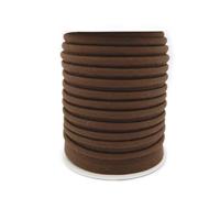 TEXTEX = Piping for Sewing, Decoration, and Crafts. Composition 50% Cotton and 50% Polyester. Total Width of 15mm, Cord of 5mm, and Flap of 10mm. 10 Meter Reel - (Dark Brown)