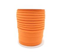 TEXTEX = Piping for Sewing, Decoration, and Crafts. Composition 50% Cotton and 50% Polyester. Total Width of 15mm, Cord of 5mm, and Flap of 10mm. 10 Meter Reel - (Orange)