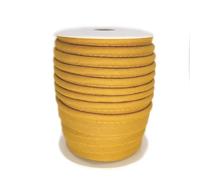 TEXTEX = Piping for Sewing, Decoration, and Crafts. Composition 50% Cotton and 50% Polyester. Total Width of 15mm, Cord of 5mm, and Flap of 10mm. 10 Meter Reel - (Ocher)