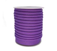 TEXTEX = Piping for Sewing, Decoration, and Crafts. Composition 50% Cotton and 50% Polyester. Total Width of 15mm, Cord of 5mm, and Flap of 10mm. 10 Meter Reel - (Purple)
