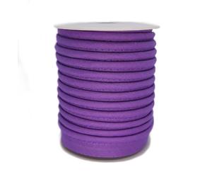 TEXTEX = Piping for Sewing, Decoration, and Crafts. Composition 50% Cotton and 50% Polyester. Total Width of 15mm, Cord of 5mm, and Flap of 10mm. 10 Meter Reel - (Purple)