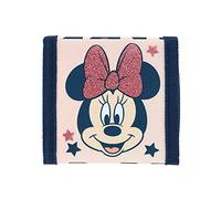 Textiel Trade Girls Kid's Minnie Mouse Leopard Print Wallet, Pink with Zipper Coin Pocket, Unique Exterior Design