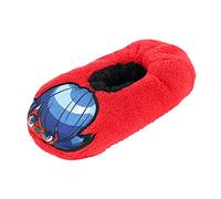 Textiel Trade Girl's Peeking Miraculous Ladybug Solid Slippers, Red